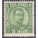 Island. 1920. Chr. X. AFA nr. 86 **  postfrisk st. stemplet FDC