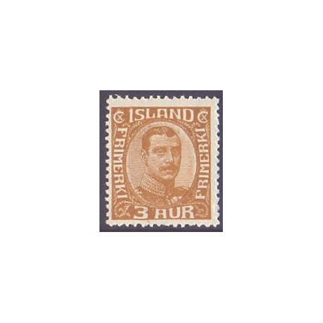Island. 1920. Chr. X. AFA nr. 84 **  postfrisk st. stemplet FDC