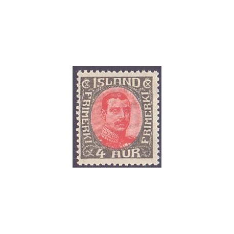 Island. 1920. Chr. X. AFA nr. 85 **  postfrisk st. stemplet FDC