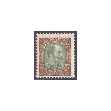 Island. 1902-04. Kong. Chr. IX. AFA nr. 42  **   postfrisk st. stemplet FDC