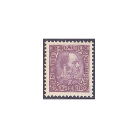 Island. 1902-04. Kong. Chr. IX. AFA nr. 43 **   postfrisk st. stemplet FDC