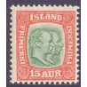 Island. 1907. Dobbelt konger 15 Aur, AFA nr. 54 **  postfrisk st. stemplet FDC
