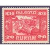 Island. 1930. Altinget 1000-års jubilæum 20 Aur. AFA nr. 130  **   postfrisk st. stemplet FDC