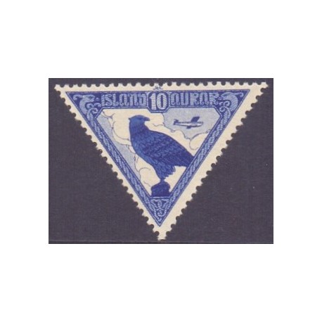 Island. 1930. Altinget 1000-års jubilæum 10 Aur LUFTPOST. AFA nr. 140  **  postfrisk st. stemplet FDC
