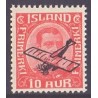 Island. 1928-29. Luftpostprovisorier 10 Aur. AFA nr. 123  **   postfrisk st. stemplet FDC