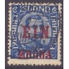 Island. 1926. Provisorier EIN KRONA/40 Aur. AFA nr. 121  **   postfrisk st. stemplet FDC