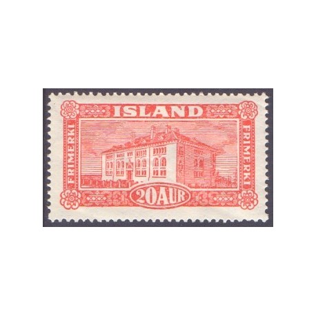 Island. 1925. Landskabsserien 20 Aur. AFA nr. 116  **   postfrisk st. stemplet FDC