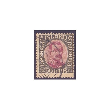Island. 1920. Chr. X. AFA nr. 95 **  postfrisk st. stemplet FDC