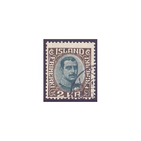 Island. 1920. Chr. X. AFA nr. 97 **  postfrisk st. stemplet FDC