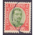 Island. 1920. Chr. X. AFA nr. 93 **  postfrisk st. stemplet FDC