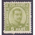 Island. 1920. Chr. X. AFA nr. 99 **  postfrisk st. stemplet FDC