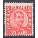 Island. 1920. Chr. X. AFA nr. 89 **  postfrisk st. stemplet FDC
