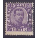Island. 1920. Chr. X. AFA nr. 90 **  postfrisk st. stemplet FDC