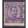 Island. 1920. Chr. X. AFA nr. 90 **  postfrisk st. stemplet FDC