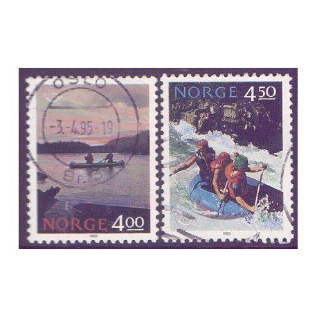 Norge. 1993. Nordenfrimærker. AFA nr. 1121-22 **  stemplet postfrisk FDC