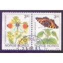 Norge. 1993. Sommerfugle i parstykke. AFA nr. 1115Cv-16Ch. **  stemplet postfrisk FDC