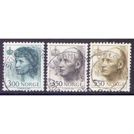 Norge. 1992. Suppleringsværdier. AFA nr. 1112-14 **  stemplet postfrisk FDC