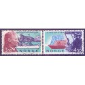 Norge. 1993. Hurtigruten. AFA nr. 1125-26 **  stemplet postfrisk FDC