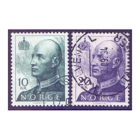 Norge. 1993. Kong Harald Suppleringsvædier AFA nr. 1129-30 **  stemplet postfrisk FDC