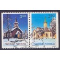 Norge. 1993. Julefrimærker i, parstykke.  AFA nr. 1139Cv-40Ch. **  stemplet postfrisk FDC