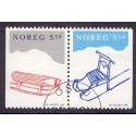 Norge. 1994. Julefrimærker i parstykke AFA nr 1168Cv-69Ch. **  stemplet postfrisk FDC