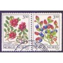 Norge. 1995. Skovbær i parstykke. AFA nr. 1170Cv-71Ch **  stemplet postfrisk FDC