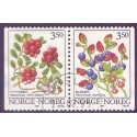 Norge. 1995. Skovbær i parstykke. ALM. PAPIR AFA nr. 1170ACv-71ACh **  stemplet postfrisk FDC
