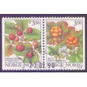 Norge. 1996. Skovbær i parstykke. AFA nr. 1202Cv-03Ch ** stemplet postfrisk FDC