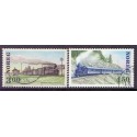 Norge. 1996. Jernbanejubilæer. AFA nr. 1211-12 ** stemplet postfrisk FDC