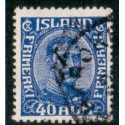 Island. 1921-22. Chr. X. 40 Aur. AFA nr. 103  ** postfrisk st. stemplet FDC