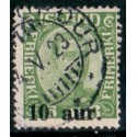 Island. 1921-22. Provisorier 10/5 Aur. AFA nr. 106  **   postfrisk st. stemplet FDC