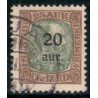 Island. 1921-22. Provisorier 20/25 Aur. AFA nr. 107  **   postfrisk st. stemplet FDC