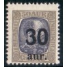 Island. 1925. Provisorier 30/50 Aur. AFA nr. 112  **  postfrisk st. stemplet FDC