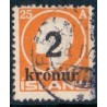 Island. 1926. Provisorier 2 kr/25 Aur. AFA nr. 120  **   postfrisk st. stemplet FDC