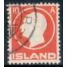 Island. 1912. Frederik VIII, 10 Aur AFA nr. 70 **  postfrisk st. stemplet FDC