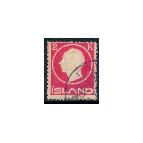 Island. 1912. Frederik VIII, 2 kr. AFA nr. 74 **  postfrisk st. stemplet FDC