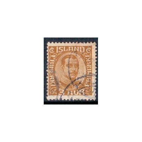 Island. 1920. Chr. X. AFA nr. 84 **  postfrisk st. stemplet FDC