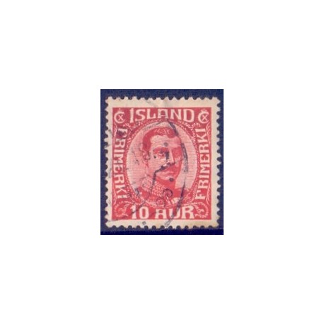 Island. 1920. Chr. X. AFA nr. 89 **  postfrisk st. stemplet FDC