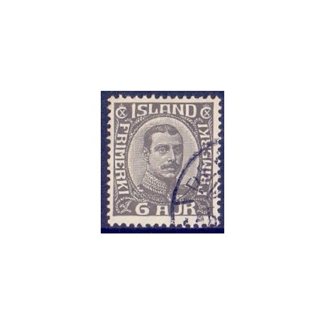 Island. 1920. Chr. X. AFA nr. 87 **  postfrisk st. stemplet FDC