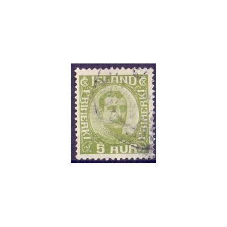 Island. 1920. Chr. X. AFA nr. 99 **  postfrisk st. stemplet FDC