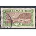 Island. 1925. Landskabsserien 50 Aur. AFA nr. 118  ** postfrisk st. stemplet FDC