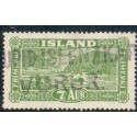 Island. 1925. Landskabsserien 7 Aur. AFA nr. 114  **  postfrisk st. stemplet FDC