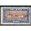 Island. 1925. Landskabsserien 10 Aur. AFA nr. 115  ** postfrisk st. stemplet FDC