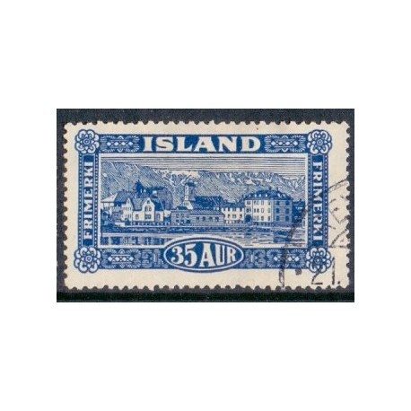 Island. 1925. Landskabsserien 35 Aur. AFA nr. 117  **  postfrisk st. stemplet FDC