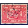 Island. 1930. Altinget 1000-års jubilæum 20 Aur. AFA nr. 130  **   postfrisk st. stemplet FDC