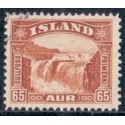 Island. 1931-32. Gullfoss 65 Aur. AFA nr. 154  **  postfrisk st. stemplet FDC