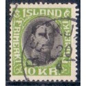 Island. 1931-33. Chr. X Ny gravering. 10 kr. AFA nr. 166  **   postfrisk st. stemplet FDC