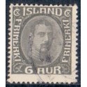 Island. 1931-33. Chr. X Ny gravering. 6 Aur. AFA nr. 159  **  postfrisk st. stemplet FDC