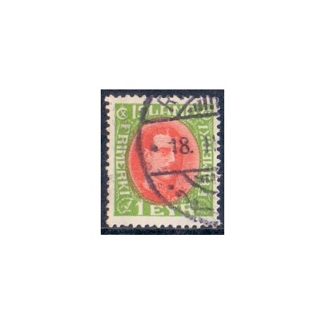Island. 1931-33. Chr. X Ny gravering. 1 Aur. AFA nr. 156  **  postfrisk st. stemplet FDC