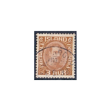 Island. 1931-33. Chr. X Ny gravering. 3 Aur. AFA nr. 157  **  postfrisk st. stemplet FDC